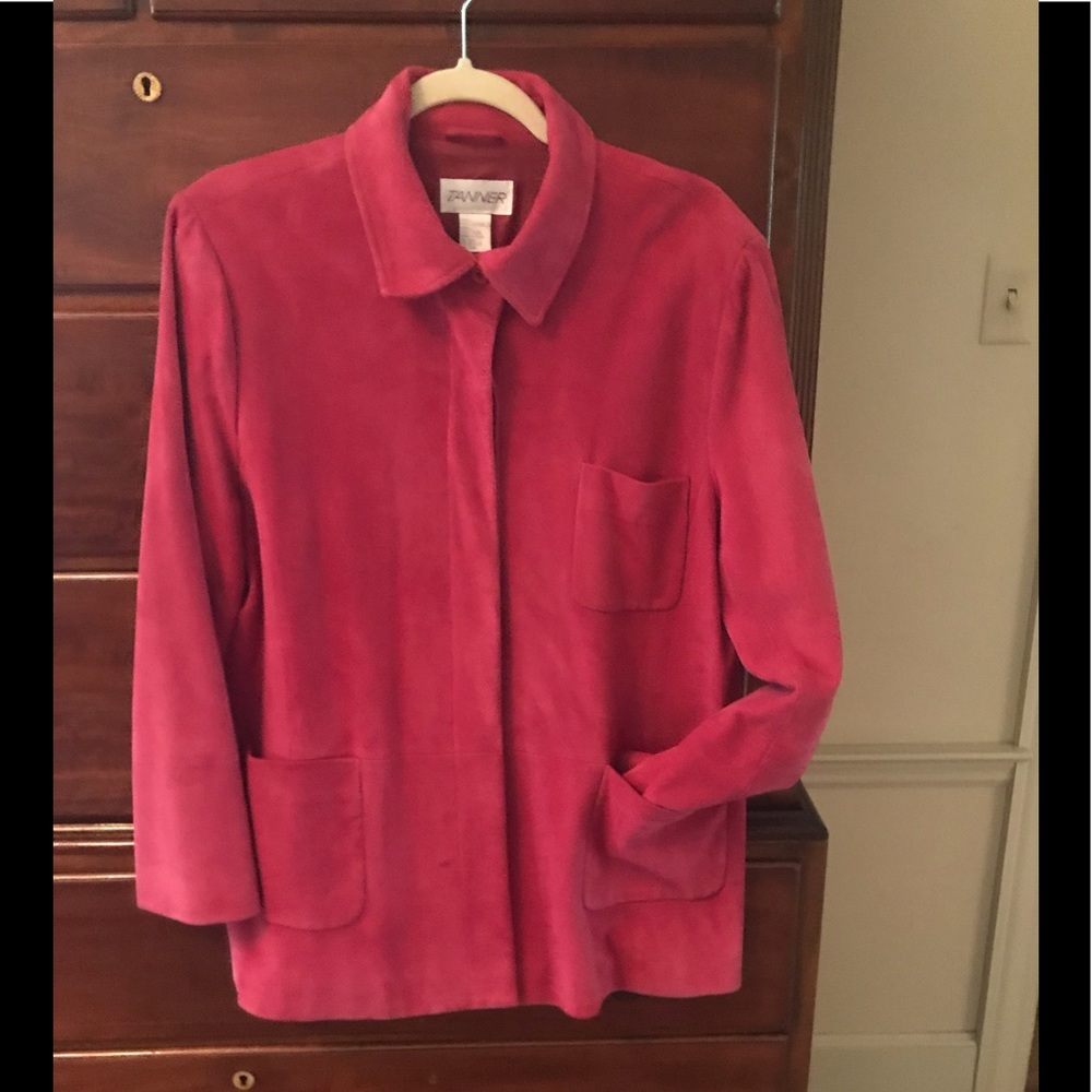 Fabulous suede jacket! And the COLOR!!!